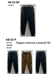 Спортивні штани (чорні) підліткові оптом  