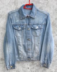 Куртки джинсовые женские NEW JEANS оптом 35690487 DX909-67