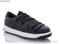 Кроссовки, QQ shoes оптом BK75 all black