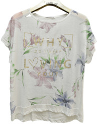 Футболки женские БАТАЛ оптом 97803615 7385-26