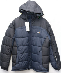 Термо-куртки зимние мужские DABERT (темно синий\черный ) оптом 15903287 D35-3