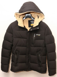 Куртки зимние мужские на меху (черный) оптом 96745208 D29-79