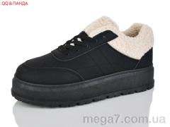 Кроссовки, QQ&Панда оптом T018 black