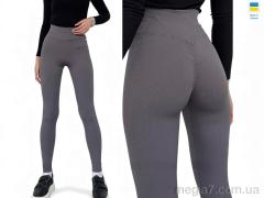 Лосины, Sport style оптом 5275 т.сірий з пушапом