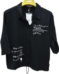 Рубашки женские БАТАЛ оптом 40568932 8805-1