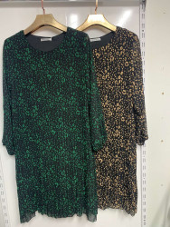 Платья женские БАТАЛ (зеленый) оптом 02531978 15951900-37