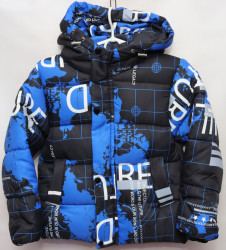 Куртки зимние подростковые (black/blue) отпом 98103426 07-58
