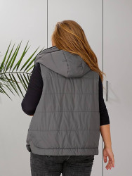 Жилетки двосторонні жіночі БАТАЛ оптом