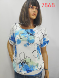 Блузки женские БАТАЛ оптом 04287319 7868-6