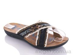 Шлепки, DeMur оптом K26-402 black (30-35)