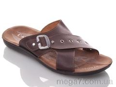 Шлепки, DeMur оптом M3897 brown