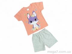 Костюм, Kids-modnik оптом 2138 персиковий