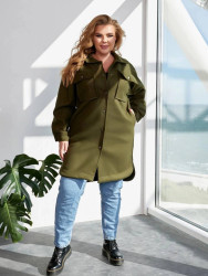 Пальто жіночі ПОЛУБАТАЛ оптом Vinogradova