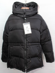 Куртки зимние женские YANUFEZI (черный) оптом 30156829 219-42