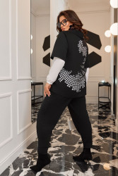 Костюми жіночі БАТАЛ (3-ка) оптом 